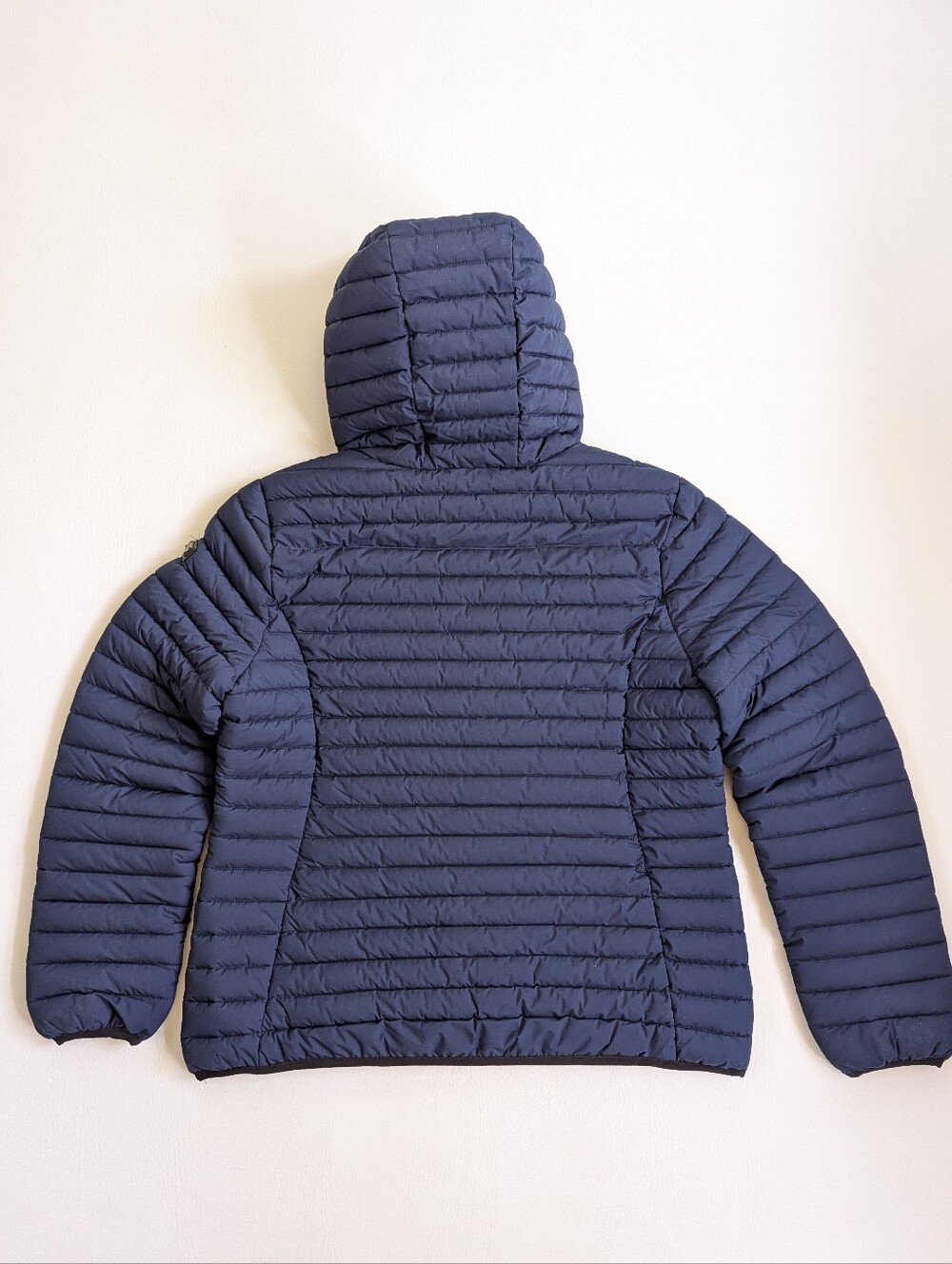 BCBG MAX AZRIA Women's Puffer Quilted Jacket Size L Navy - Picture 4 of 11